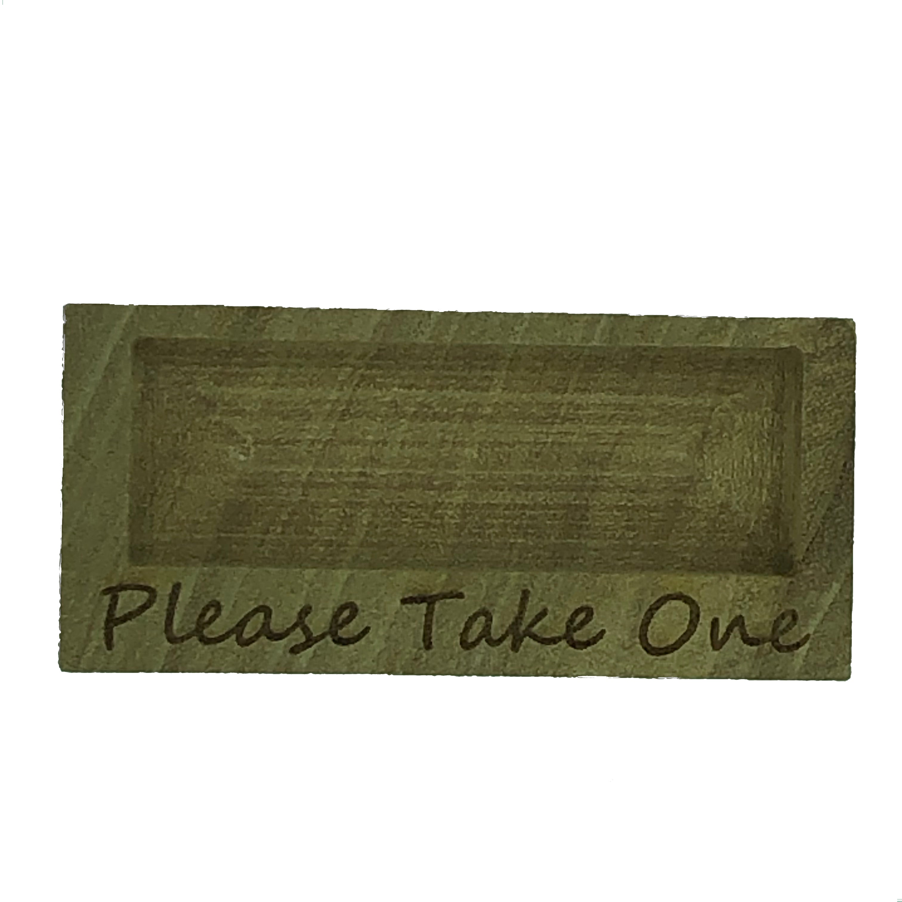 Trade - wooden business card holder