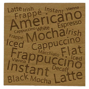 Coasters - tea and coffee lovers - set of four