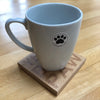 Wooden coaster - Yer a braw paw