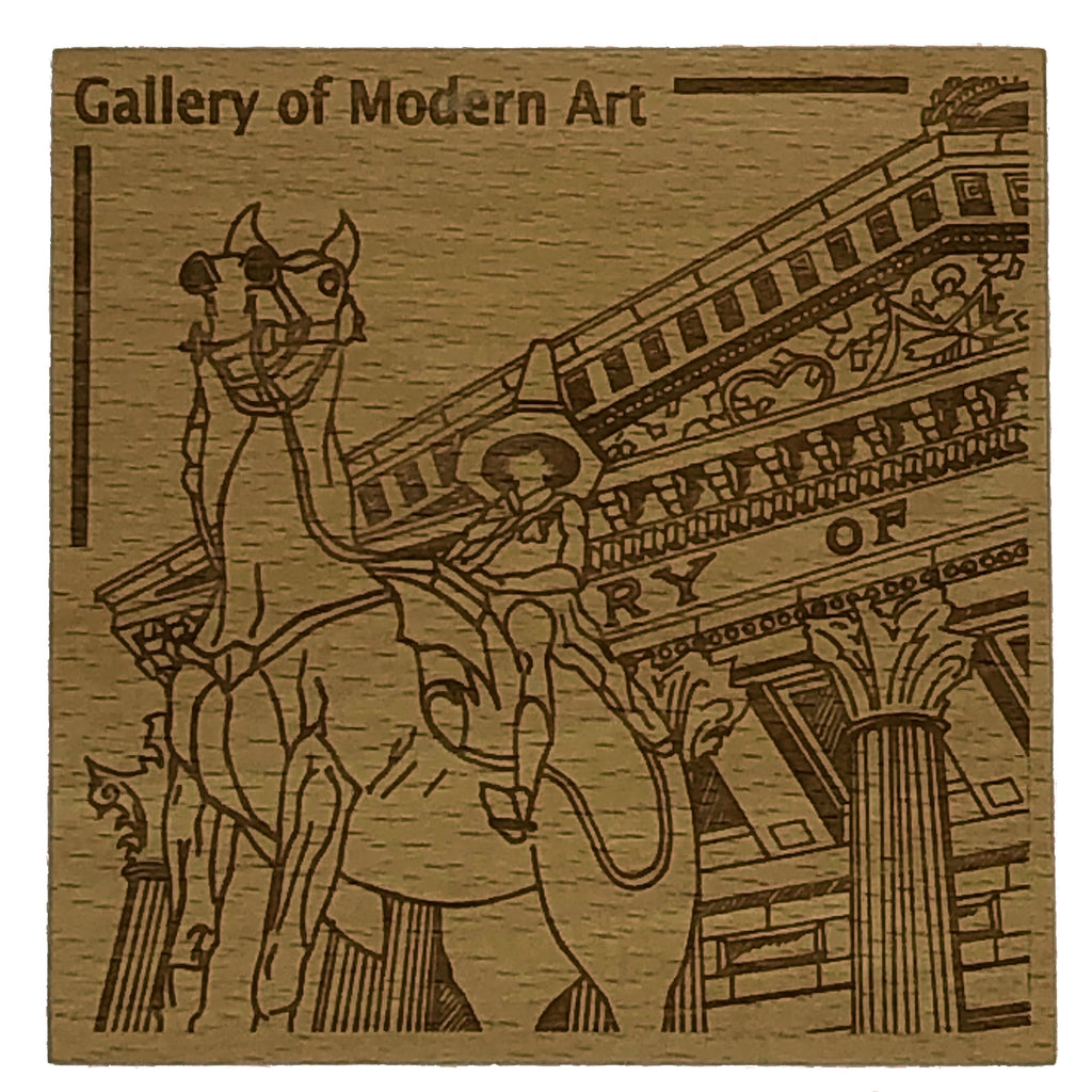 Glasgow landmark coaster - Gallery of Modern Art - GOMA
