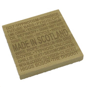 Wooden coaster - made in Scotland