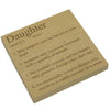 Wooden coaster - definition - daughter