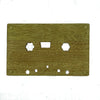 Wooden cassette - Dad's megamix tape - four non slip feet