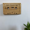 Wooden cassette - Mum's megamix tape