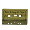 Wooden cassette - Dad's birthday mix tape