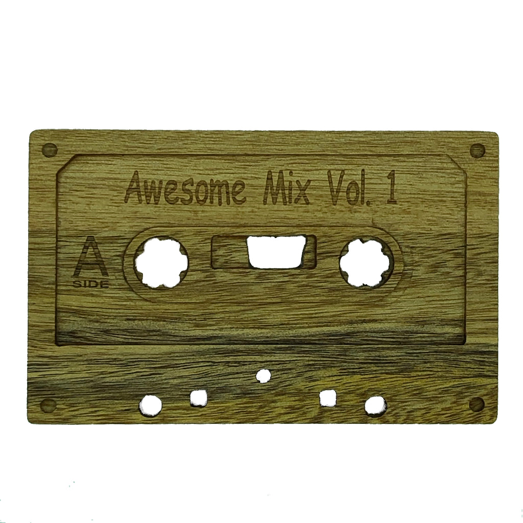 Wooden cassette - Awesome Mix Vol. 1