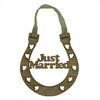 Lucky wedding horseshoe gift - just married