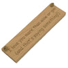 Wooden hanging plaque - I love you more than wine or gin