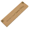 Wooden hanging plaque - world's best farter father