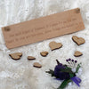 Wooden hanging plaque - wedding engagement - yer such a pair o fannies